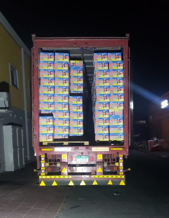 Carton Delivery Truck